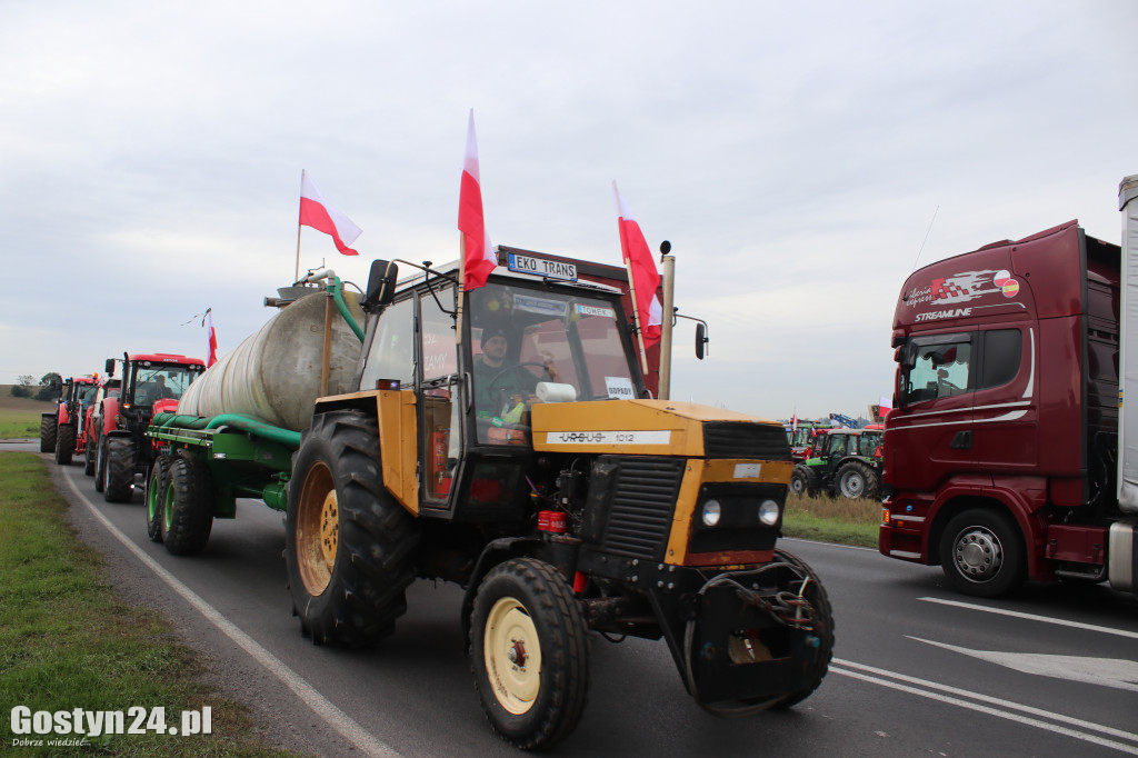 Protesty rolników na drogach powiatu