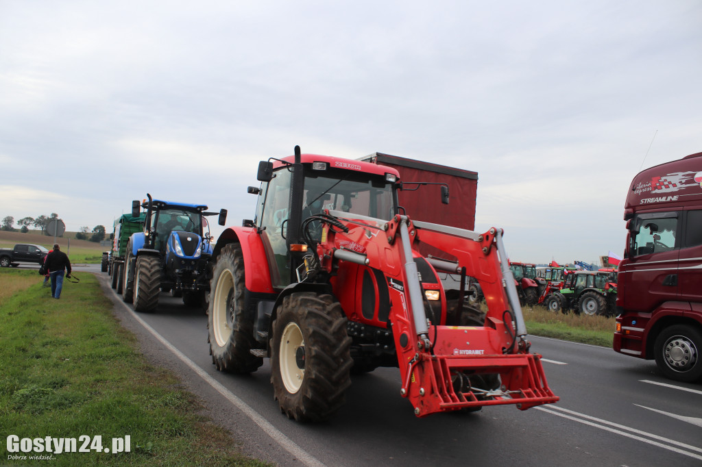Protesty rolników na drogach powiatu