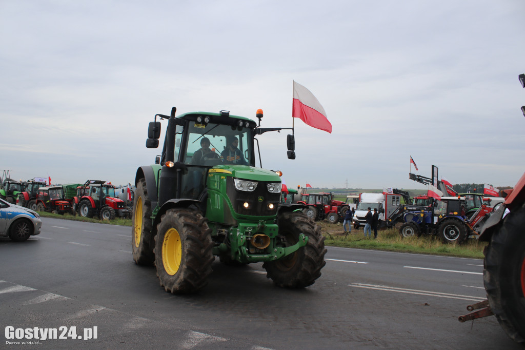 Protesty rolników na drogach powiatu