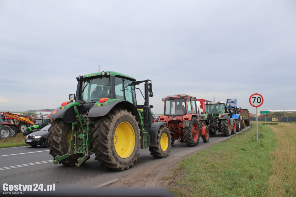 Protesty rolników na drogach powiatu
