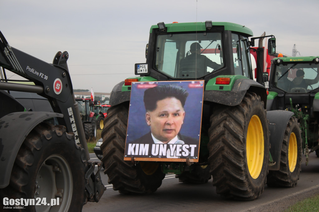 Protesty rolników na drogach powiatu