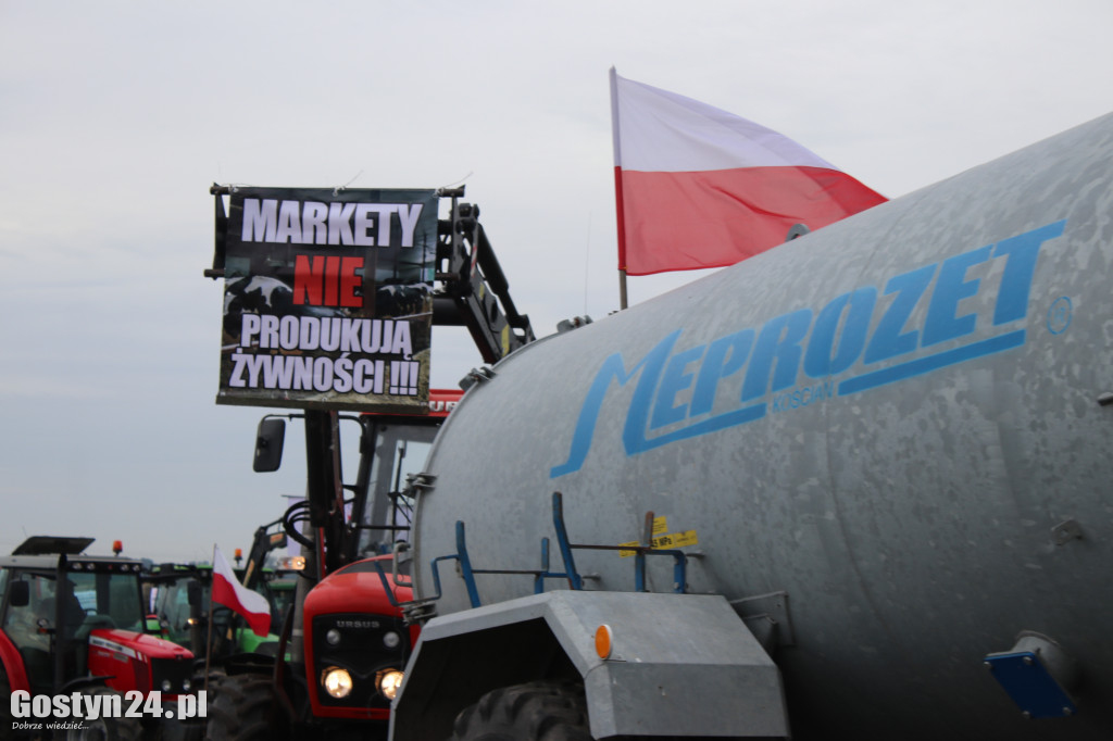 Protesty rolników na drogach powiatu