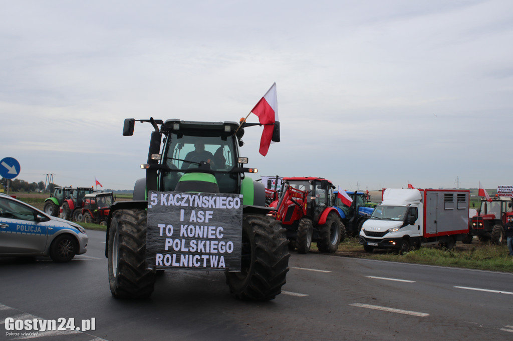 Protesty rolników na drogach powiatu