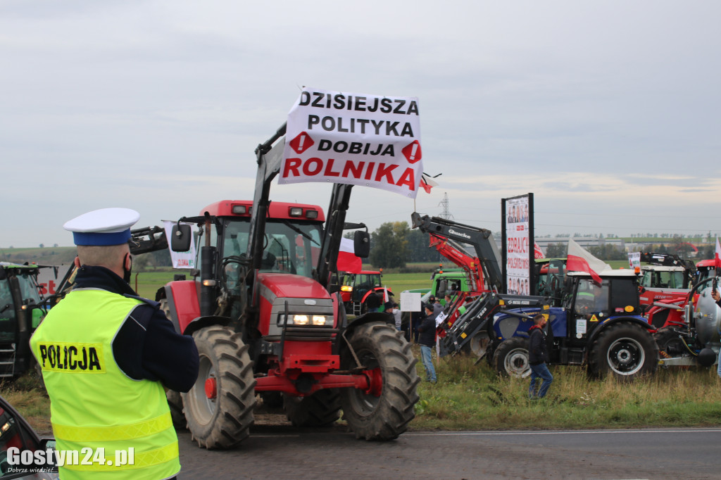 Protesty rolników na drogach powiatu
