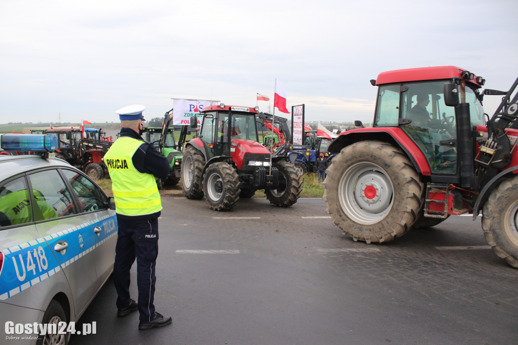 Protesty rolników na drogach powiatu