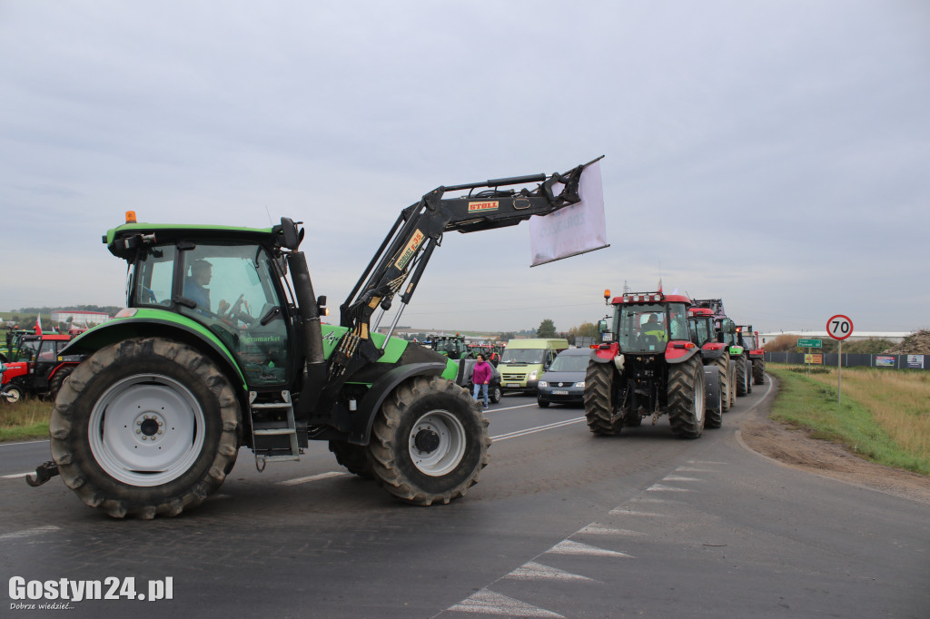 Protesty rolników na drogach powiatu