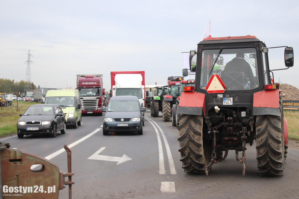 Protesty rolników na drogach powiatu