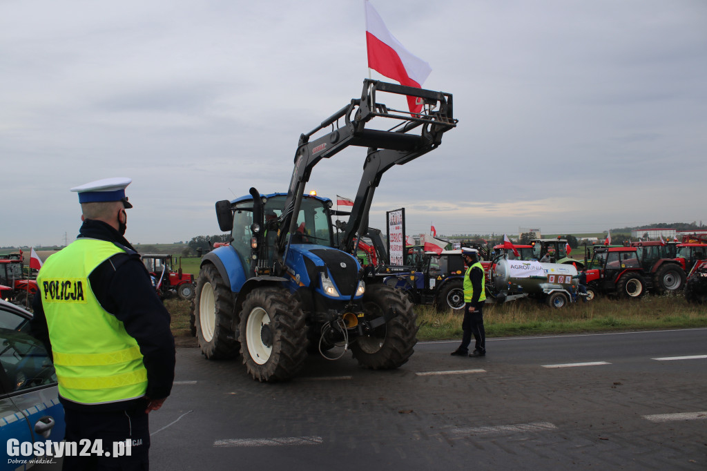 Protesty rolników na drogach powiatu