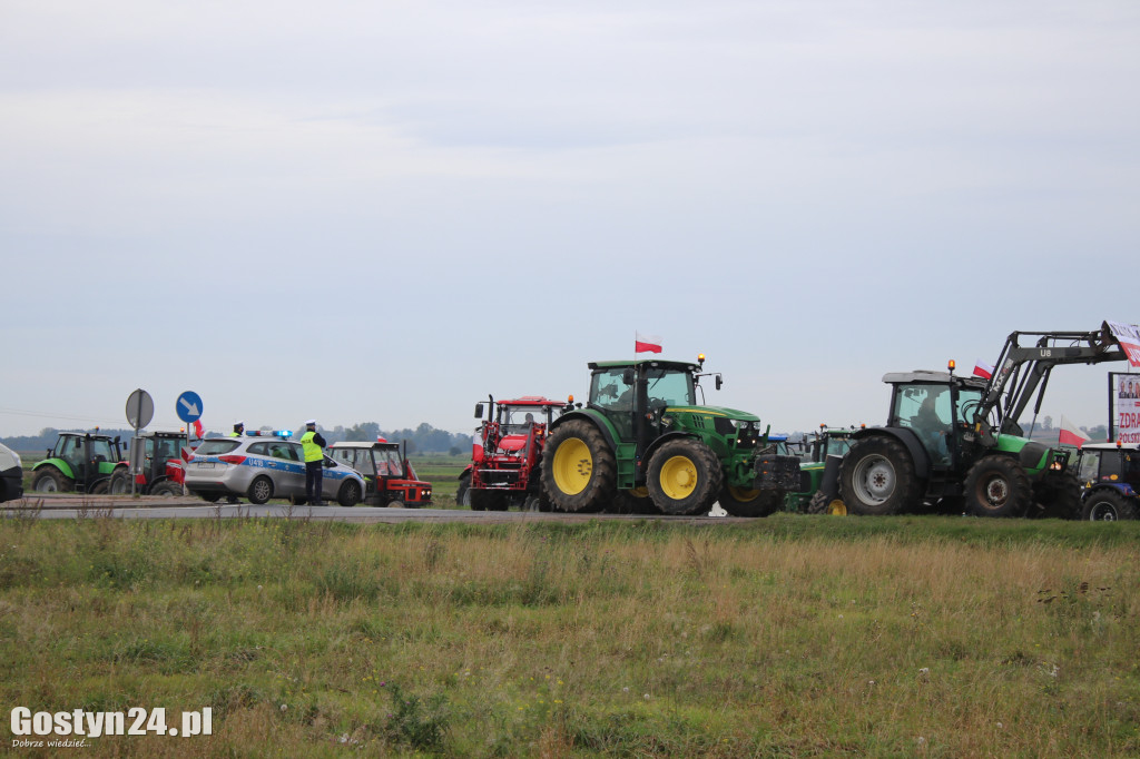 Protesty rolników na drogach powiatu