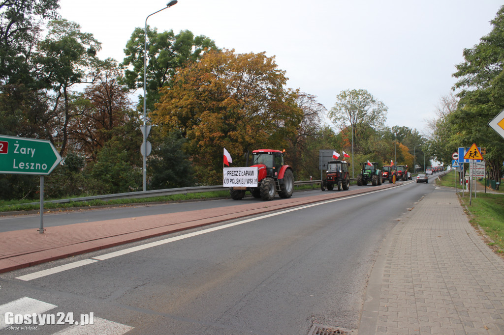 Protesty rolników na drogach powiatu