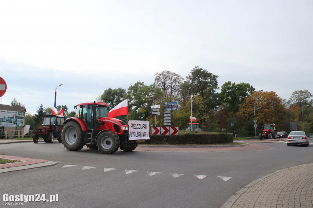 Protesty rolników na drogach powiatu