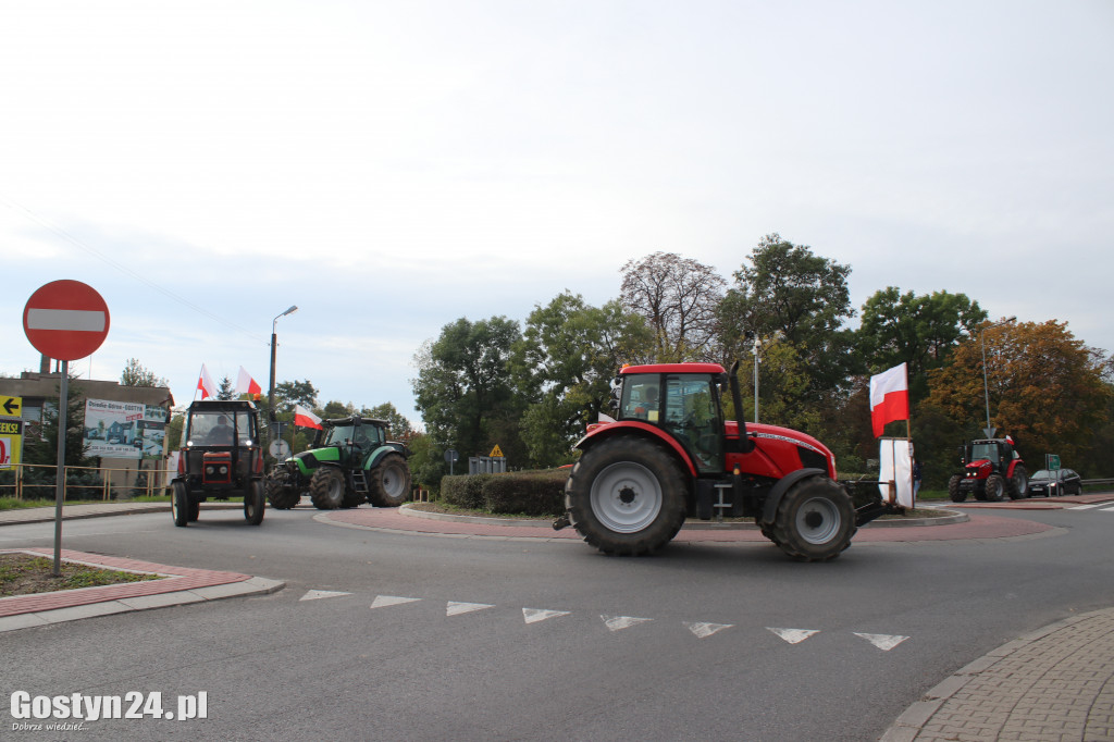 Protesty rolników na drogach powiatu