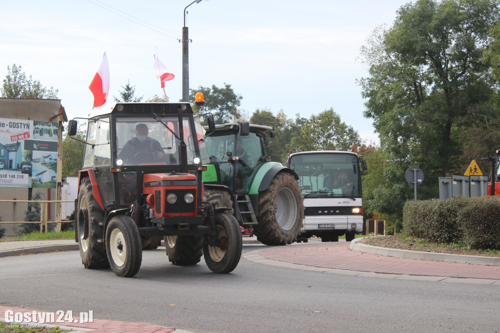 Protesty rolników na drogach powiatu