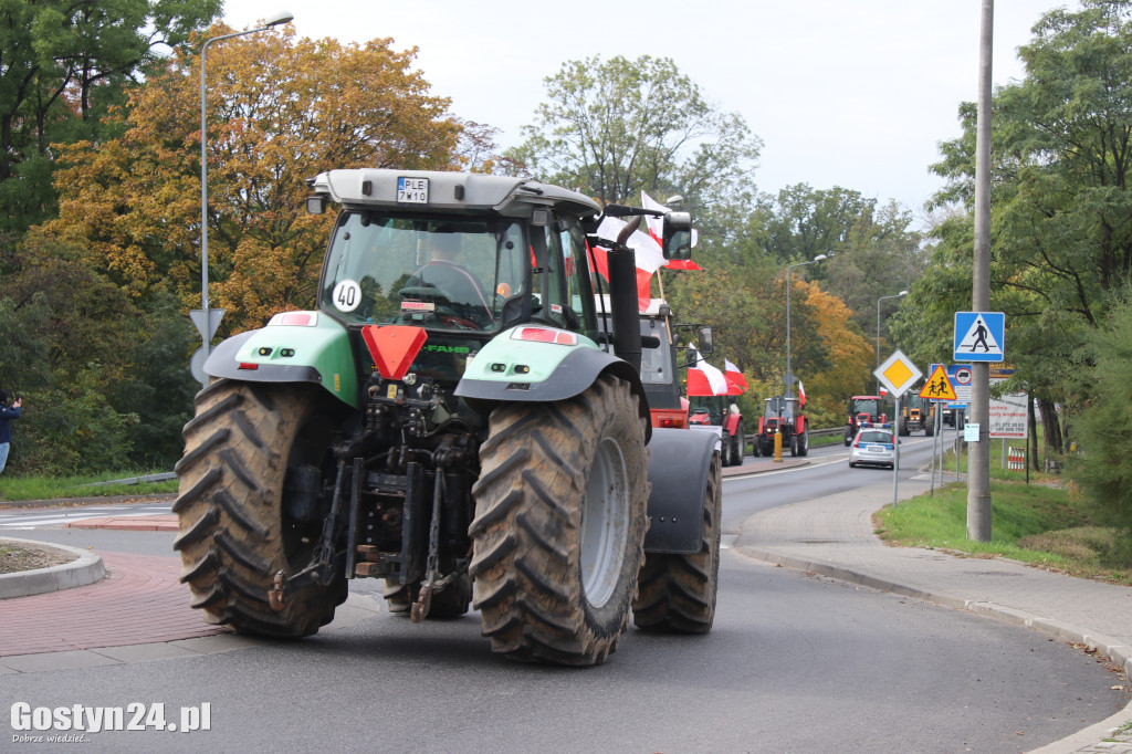 Protesty rolników na drogach powiatu