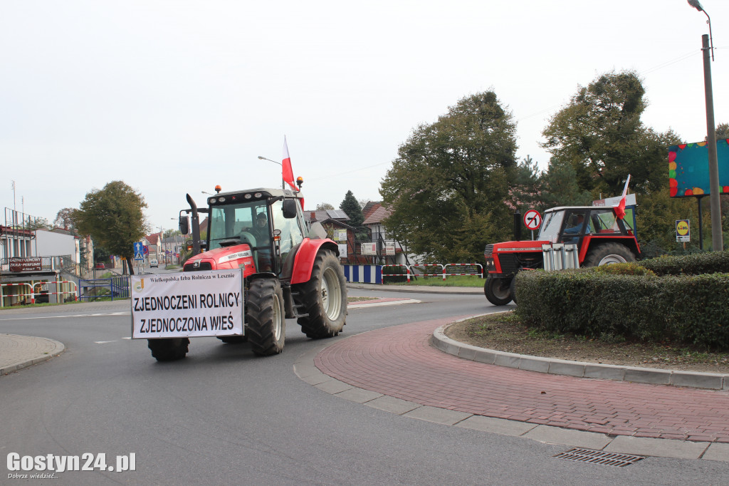 Protesty rolników na drogach powiatu