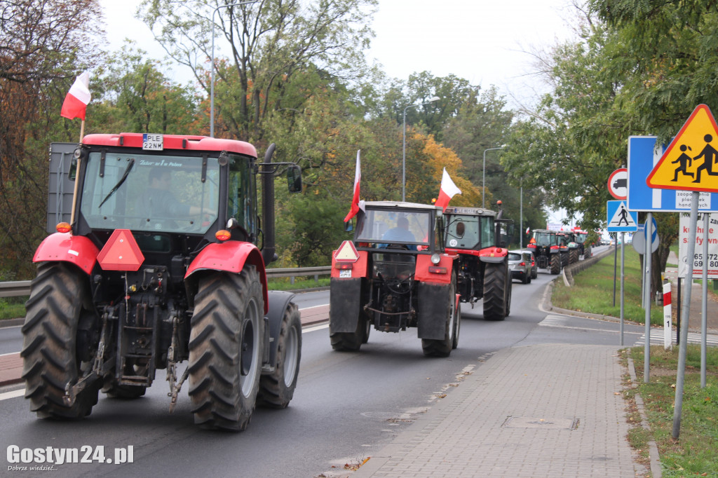 Protesty rolników na drogach powiatu
