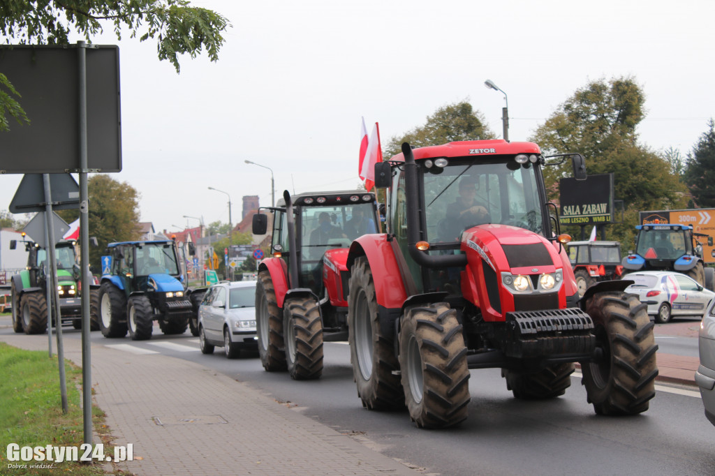 Protesty rolników na drogach powiatu