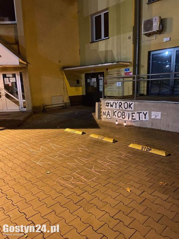 Protest przeciwko TK w sprawie aborcji w Gostyniu