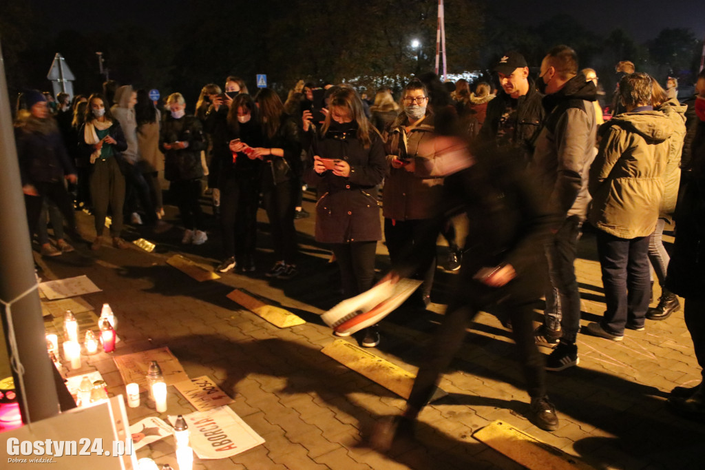 Protest kobiet na ulicach Gostynia