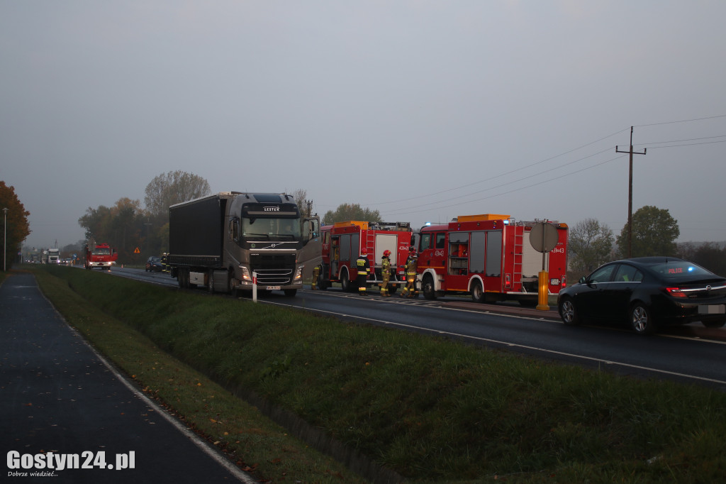 Wypadek na krajowej 