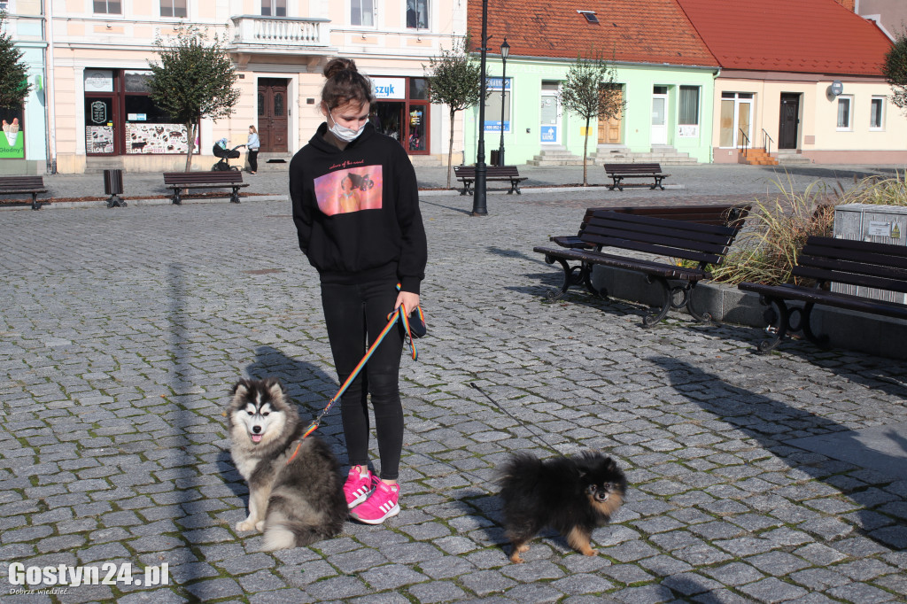 Protest hodowców psów w Gostyniu