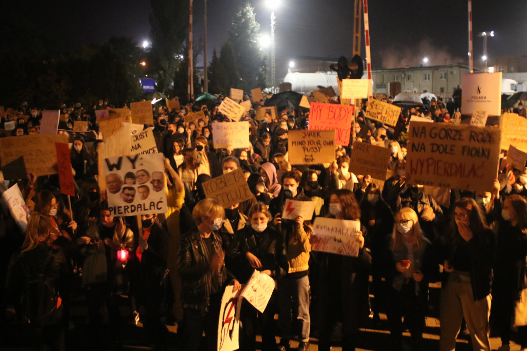 Kolejny protest kobiet na ulicach Gostynia