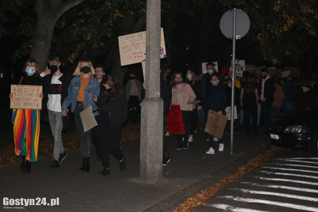 Kolejny protest kobiet na ulicach Gostynia
