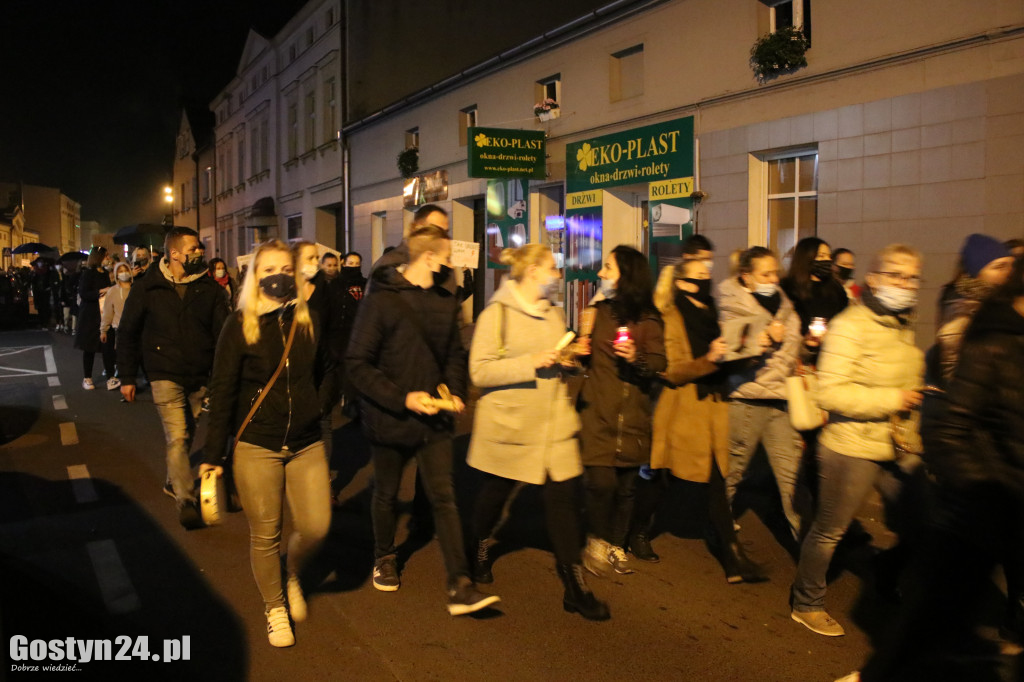 Kolejny protest kobiet na ulicach Gostynia