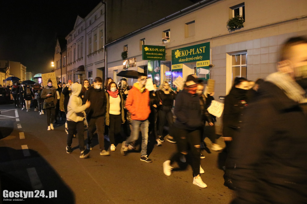 Kolejny protest kobiet na ulicach Gostynia