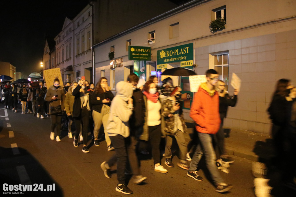 Kolejny protest kobiet na ulicach Gostynia