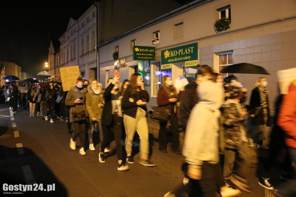 Kolejny protest kobiet na ulicach Gostynia