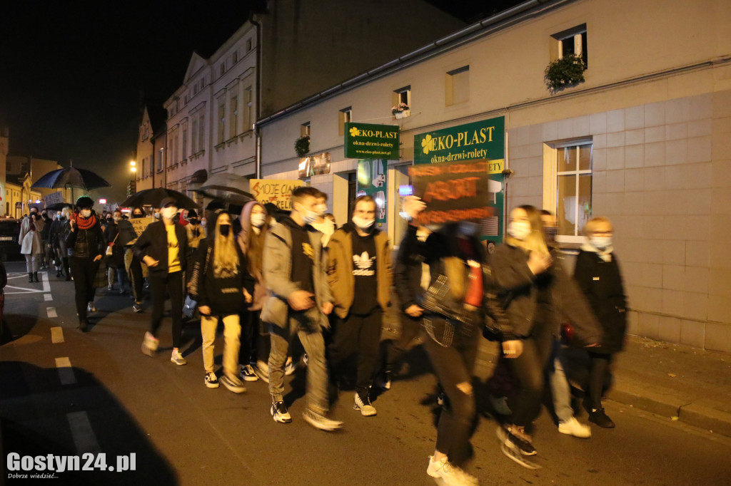 Kolejny protest kobiet na ulicach Gostynia