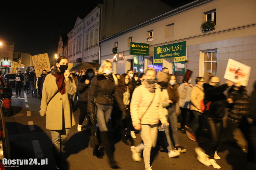 Kolejny protest kobiet na ulicach Gostynia