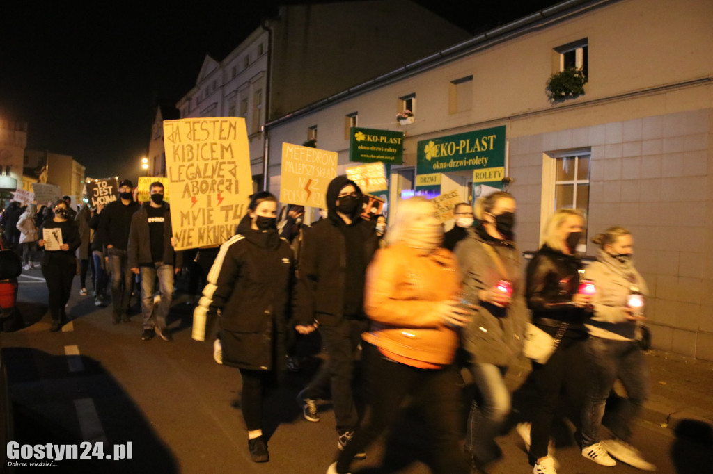 Kolejny protest kobiet na ulicach Gostynia
