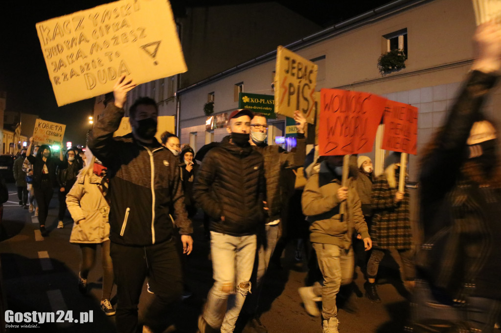 Kolejny protest kobiet na ulicach Gostynia
