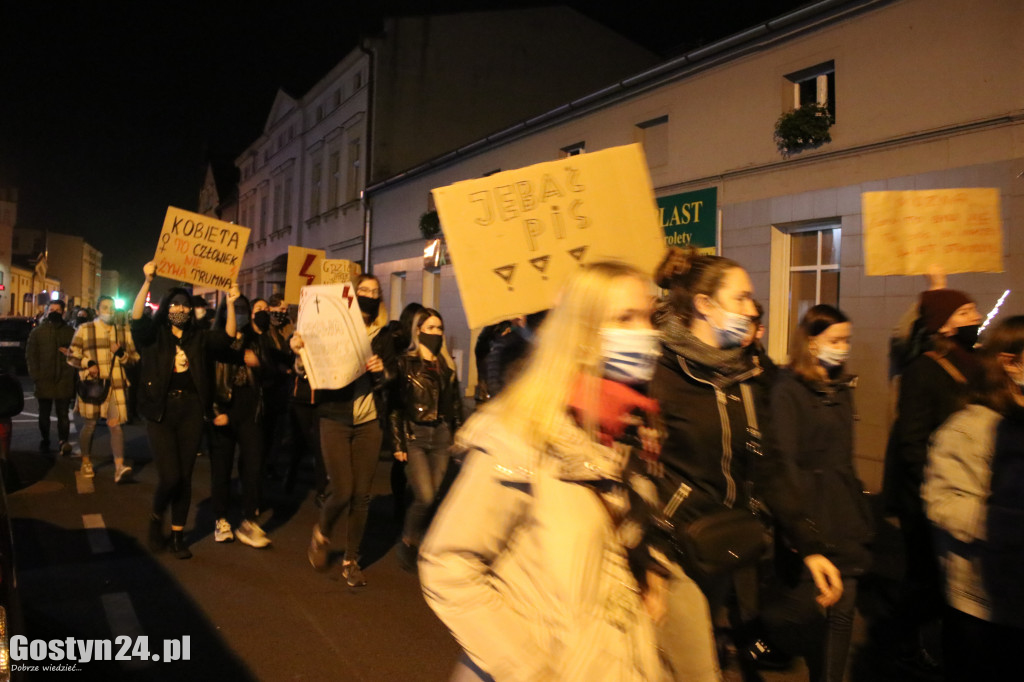 Kolejny protest kobiet na ulicach Gostynia