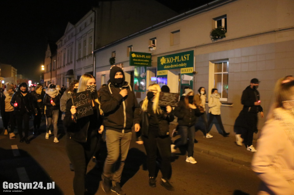 Kolejny protest kobiet na ulicach Gostynia