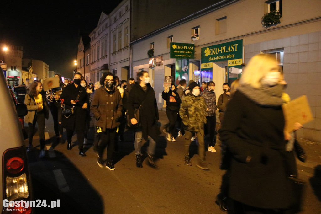 Kolejny protest kobiet na ulicach Gostynia