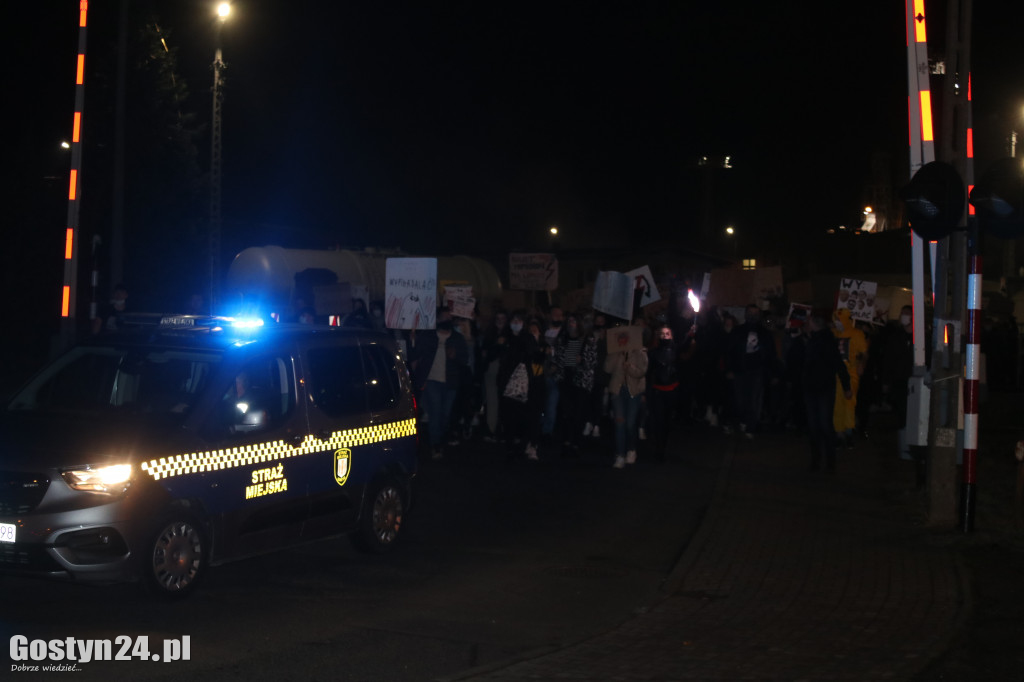 Kolejny protest kobiet na ulicach Gostynia