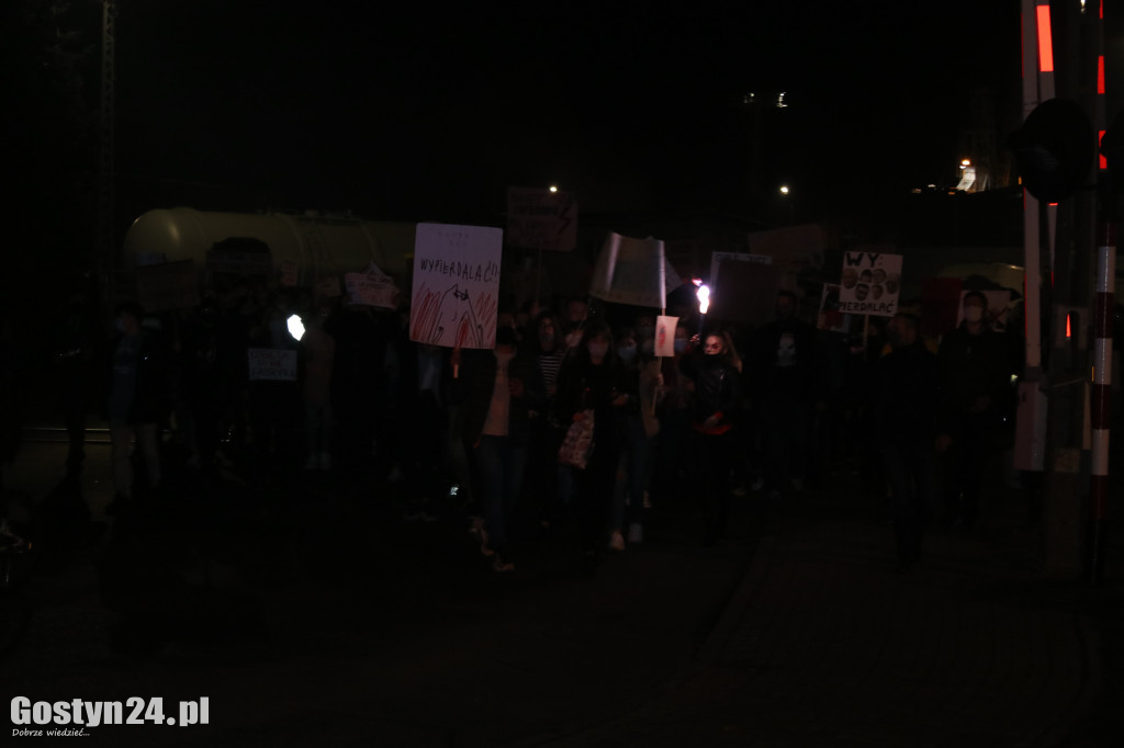 Kolejny protest kobiet na ulicach Gostynia