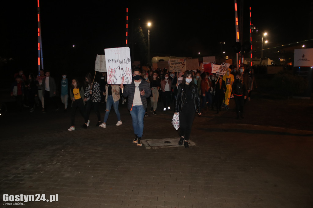 Kolejny protest kobiet na ulicach Gostynia
