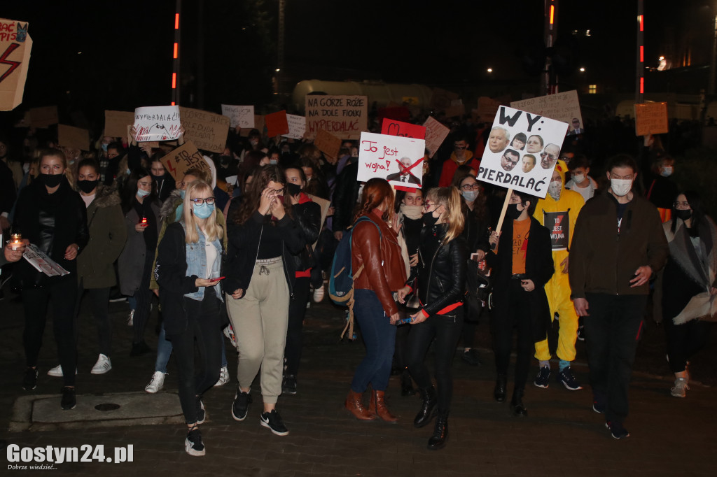 Kolejny protest kobiet na ulicach Gostynia