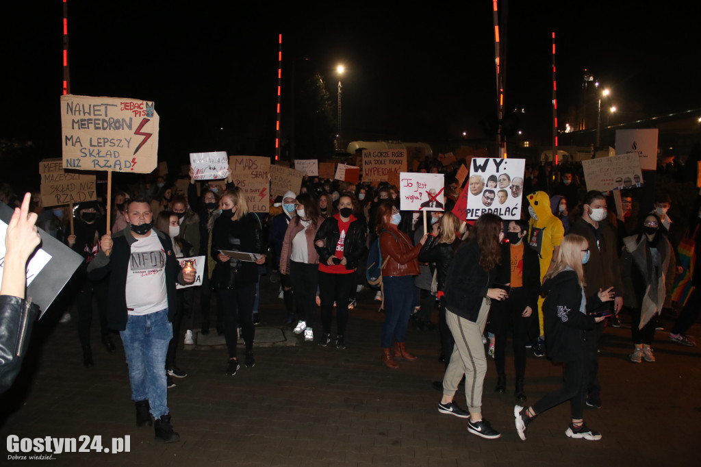 Kolejny protest kobiet na ulicach Gostynia