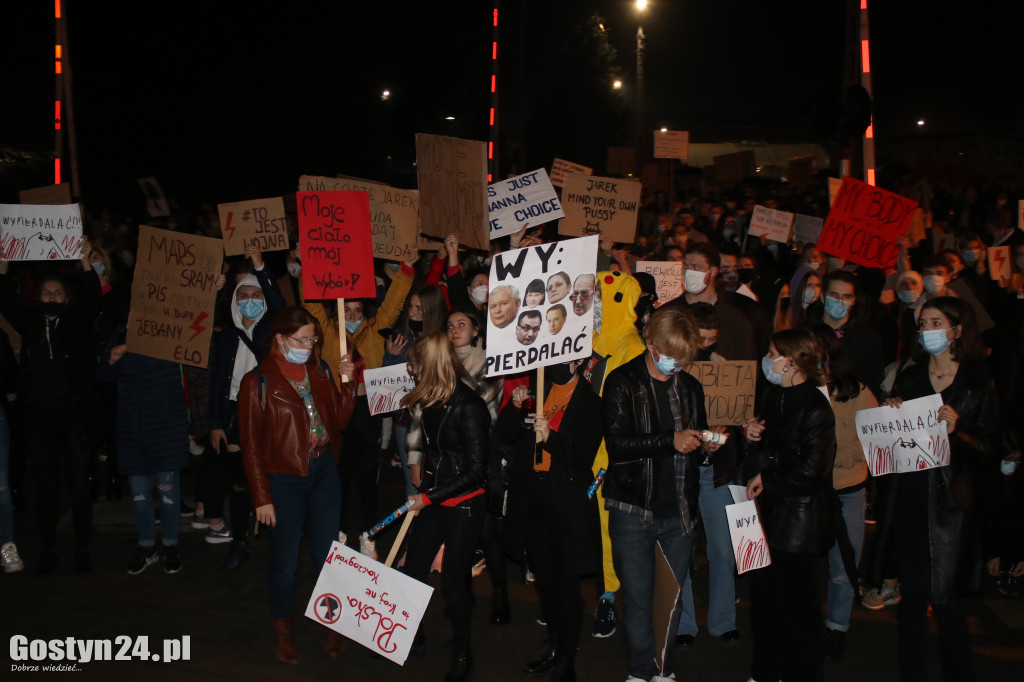 Kolejny protest kobiet na ulicach Gostynia