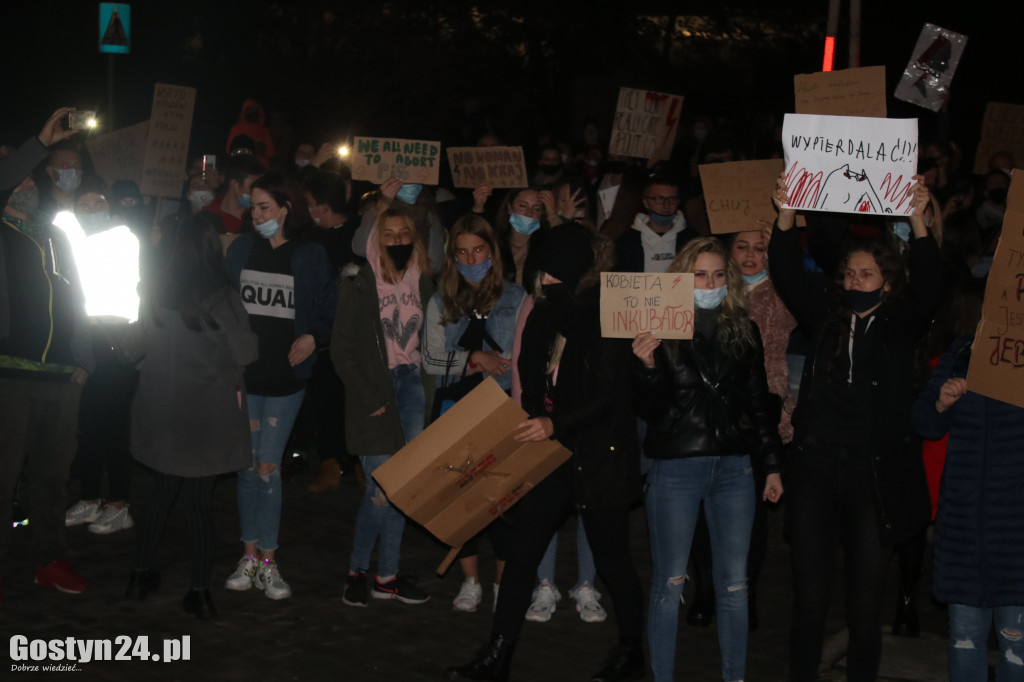 Kolejny protest kobiet na ulicach Gostynia