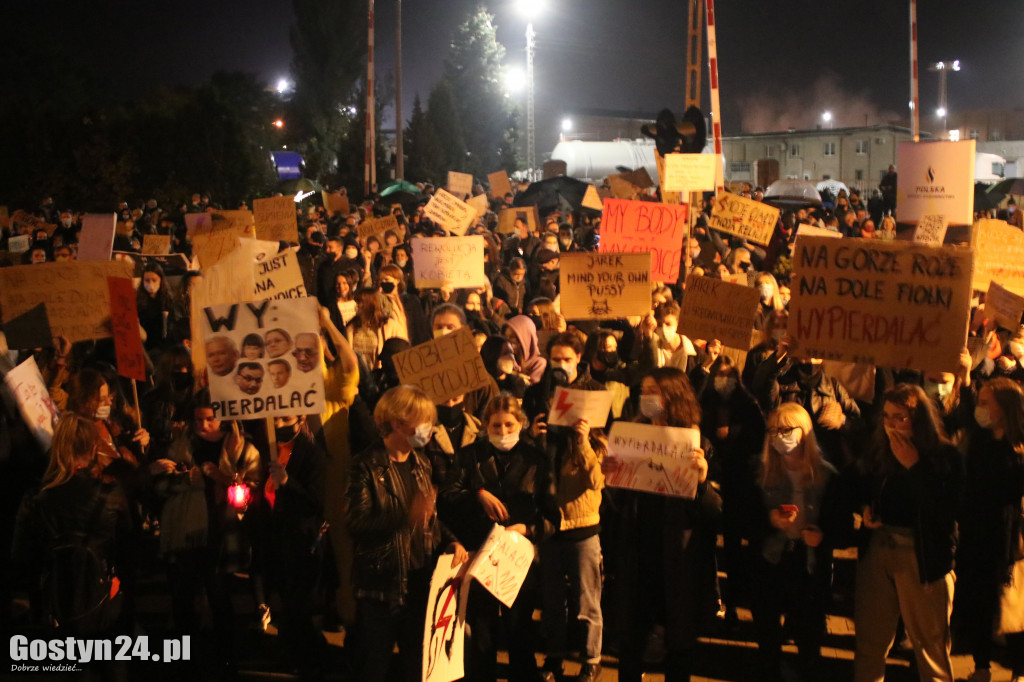 Kolejny protest kobiet na ulicach Gostynia