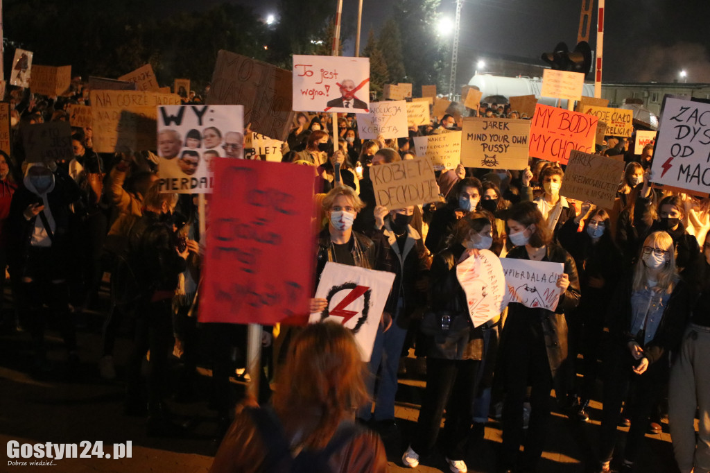 Kolejny protest kobiet na ulicach Gostynia