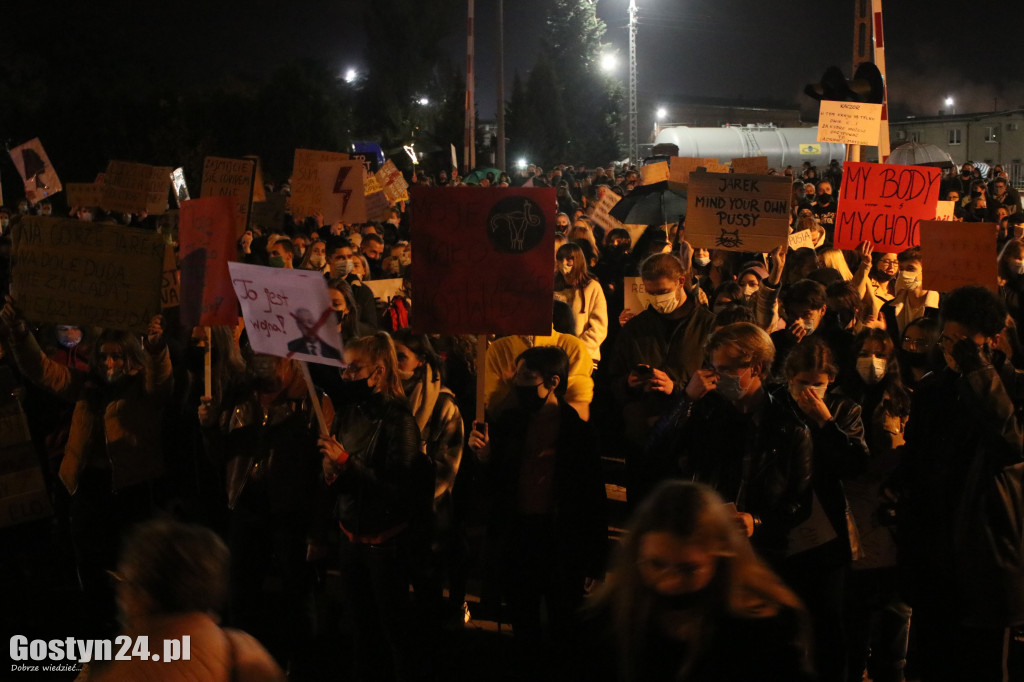 Kolejny protest kobiet na ulicach Gostynia