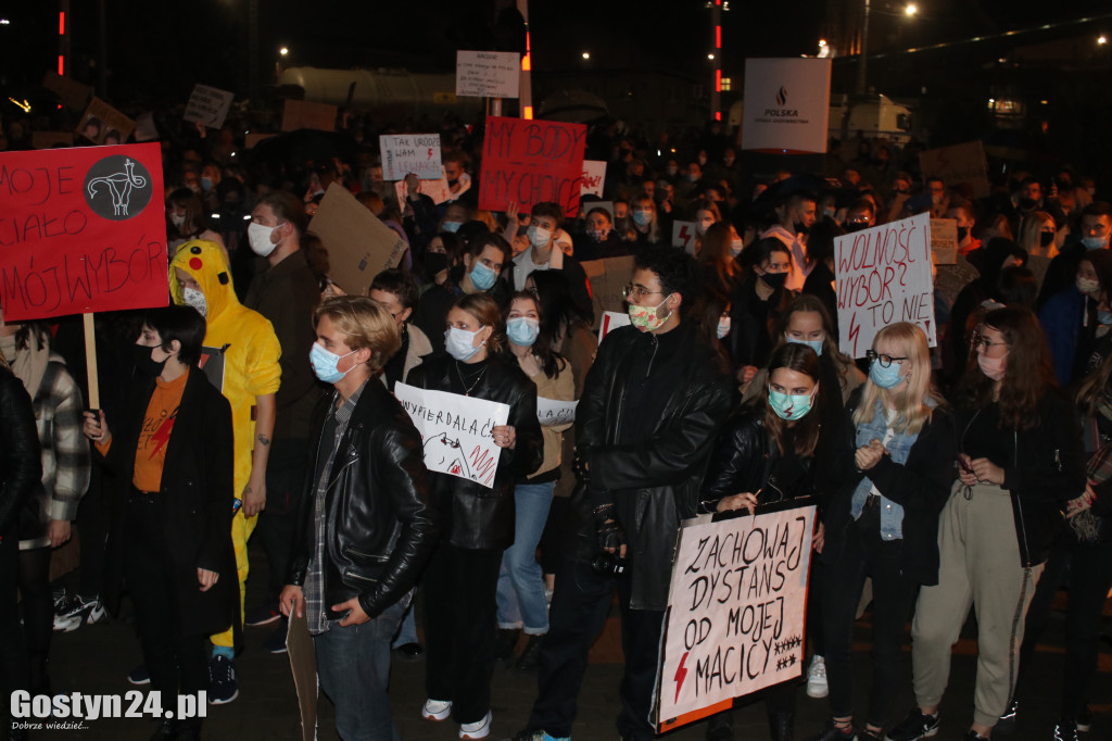Kolejny protest kobiet na ulicach Gostynia