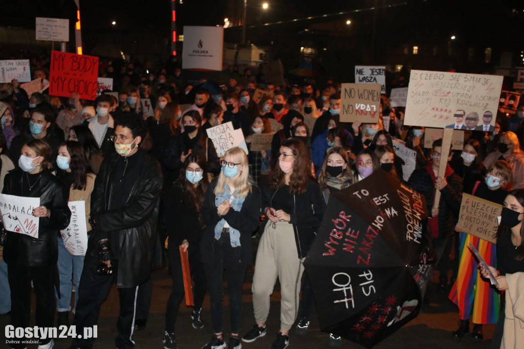 Kolejny protest kobiet na ulicach Gostynia